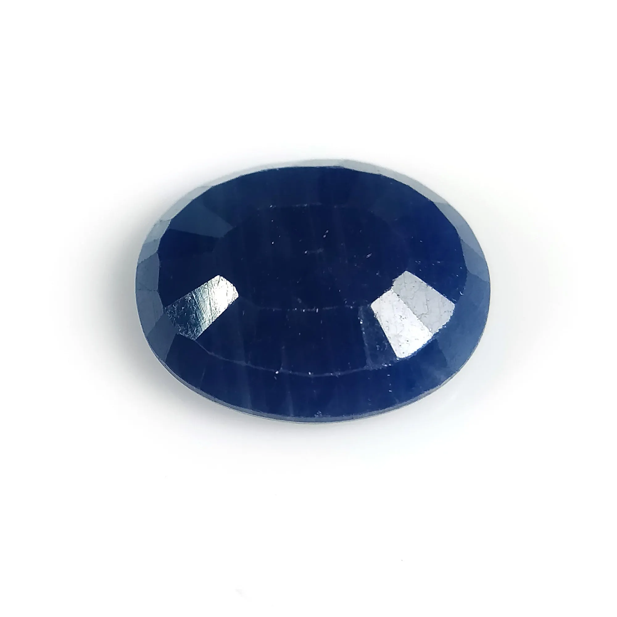 5.29ratti Natural Untreated BLUE SAPPHIRE (NEELAM) Gemstone Rashi Ratan Oval Shape Normal Cut 12*10mm