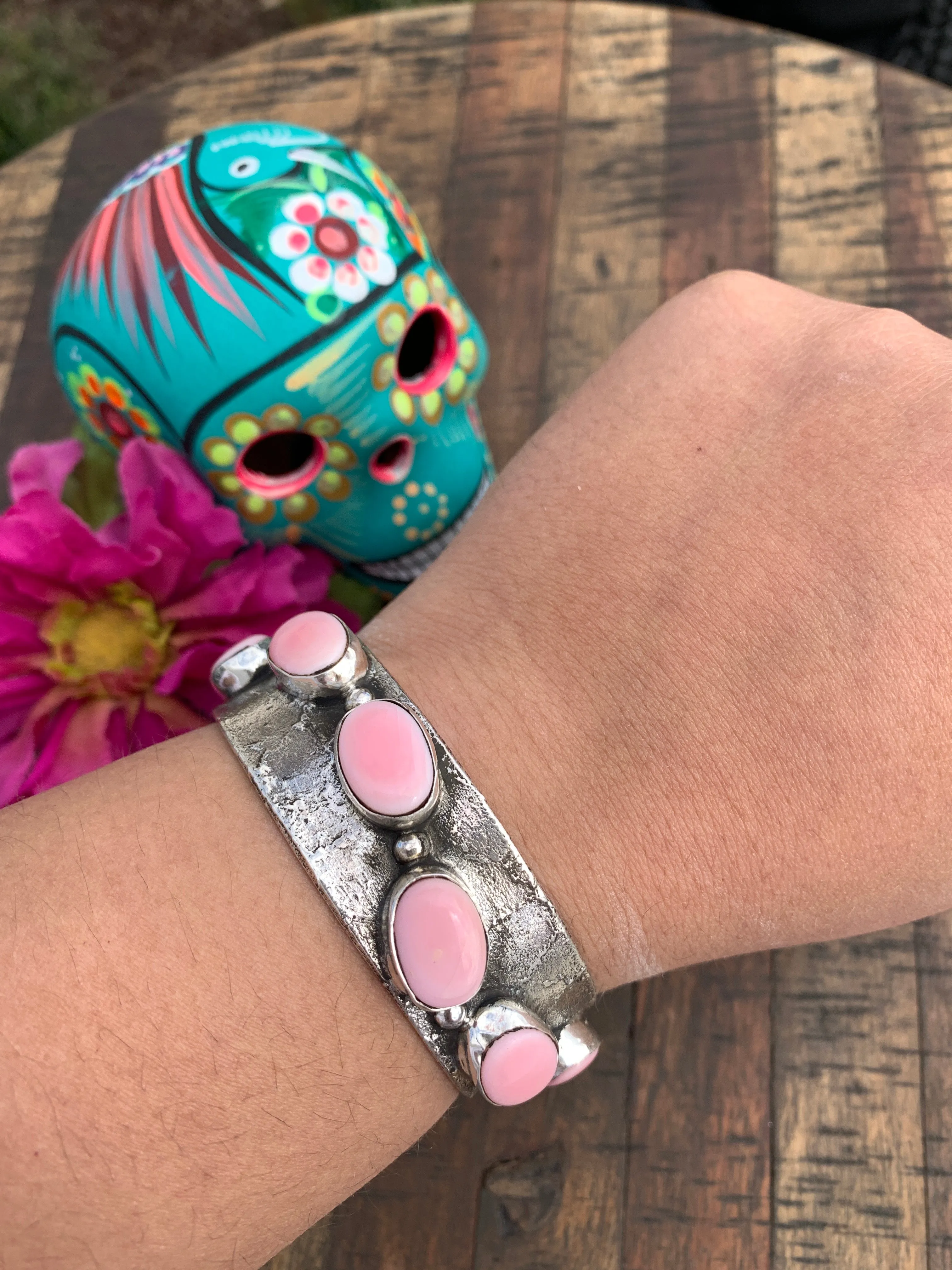 8 Stone "Cotton Candy" Cuff