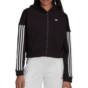 adidas Cropped Womens Track Top - Black