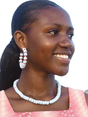 AKETEKETE Ada Beaded Hoop Earring