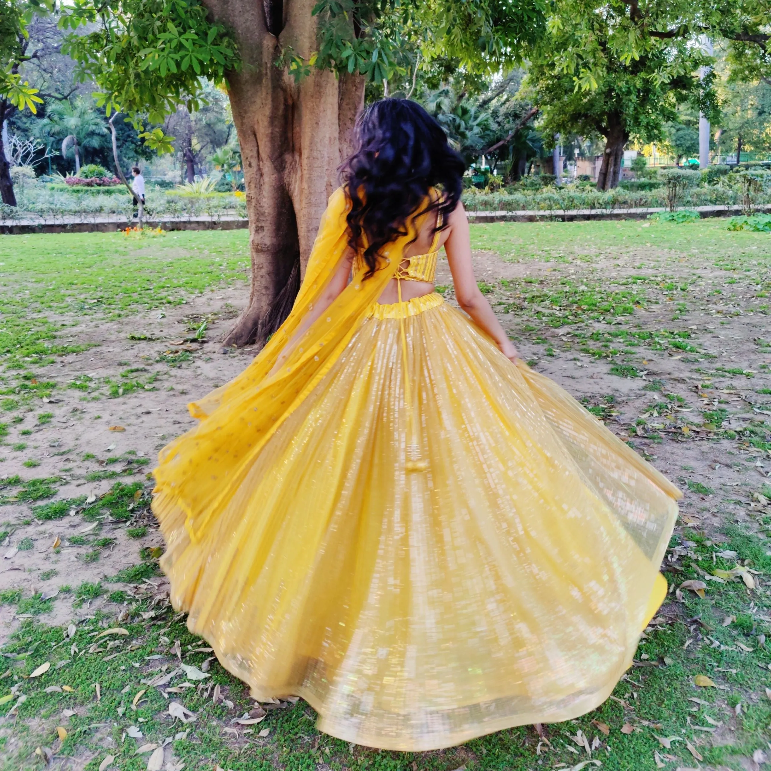 Amaltas Couture's Muskaan Sequins Net Lehenga - Rent