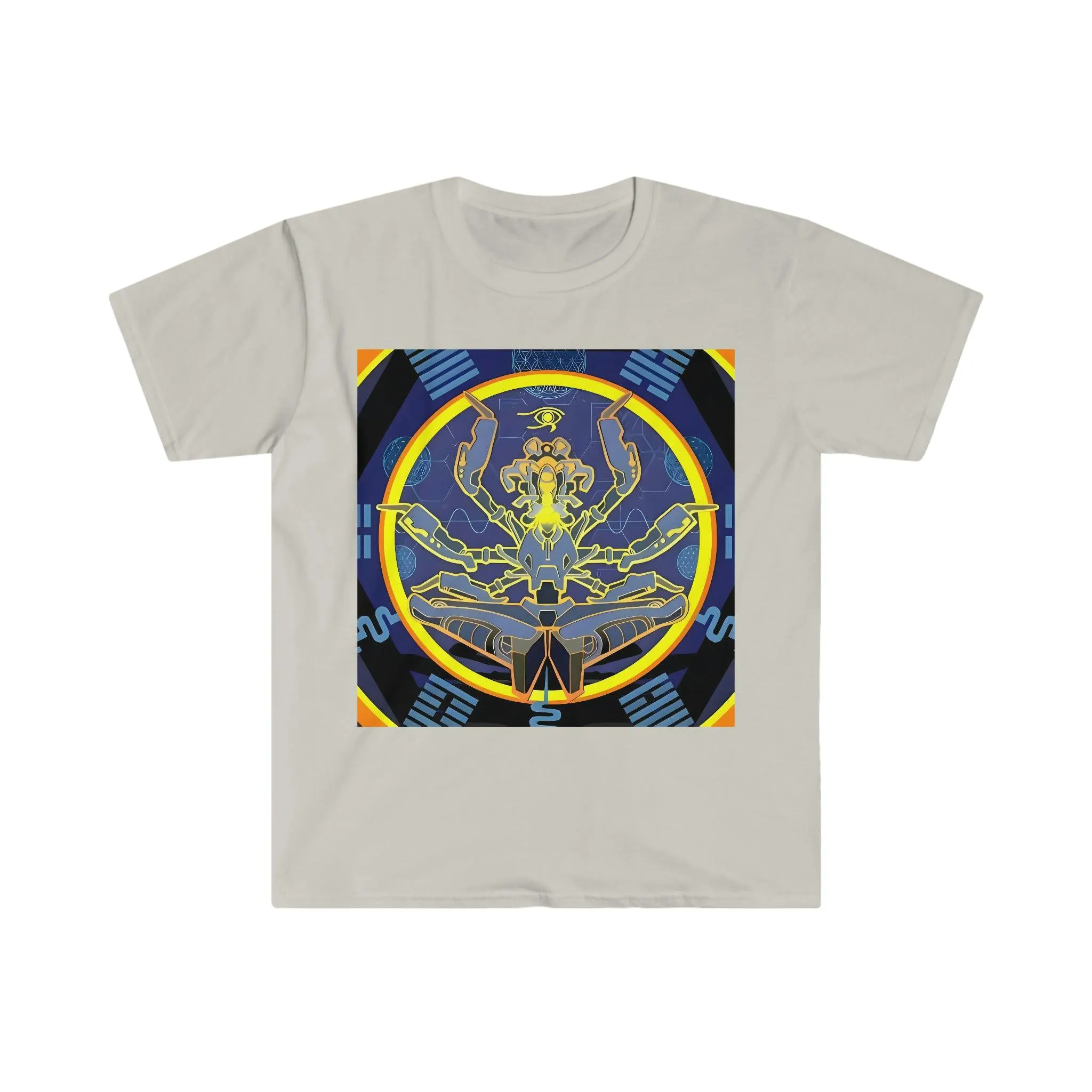 Artificial Intelligence Art Shirt - Ai Art Men's and Women's Unisex T-Shirt for Festival and Street Wear - Chaos Existence Bot v4.1