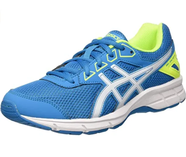 Asics Gel Galaxy 9 GS C626N boys' running shoe 4901 blue jewel-white-safety yellow