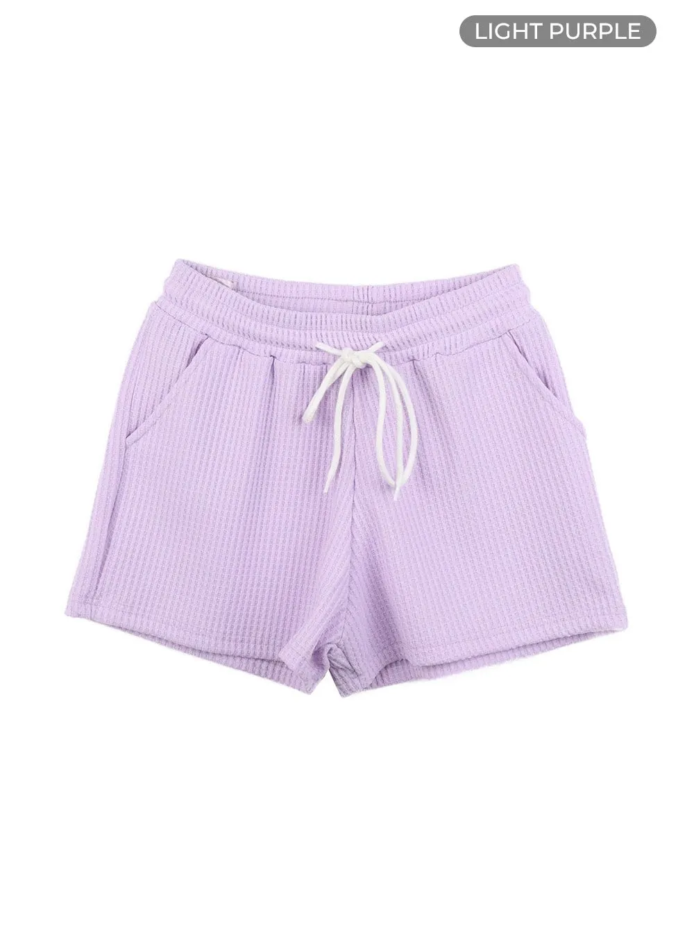 Banding Cotton Mini Shorts OA426