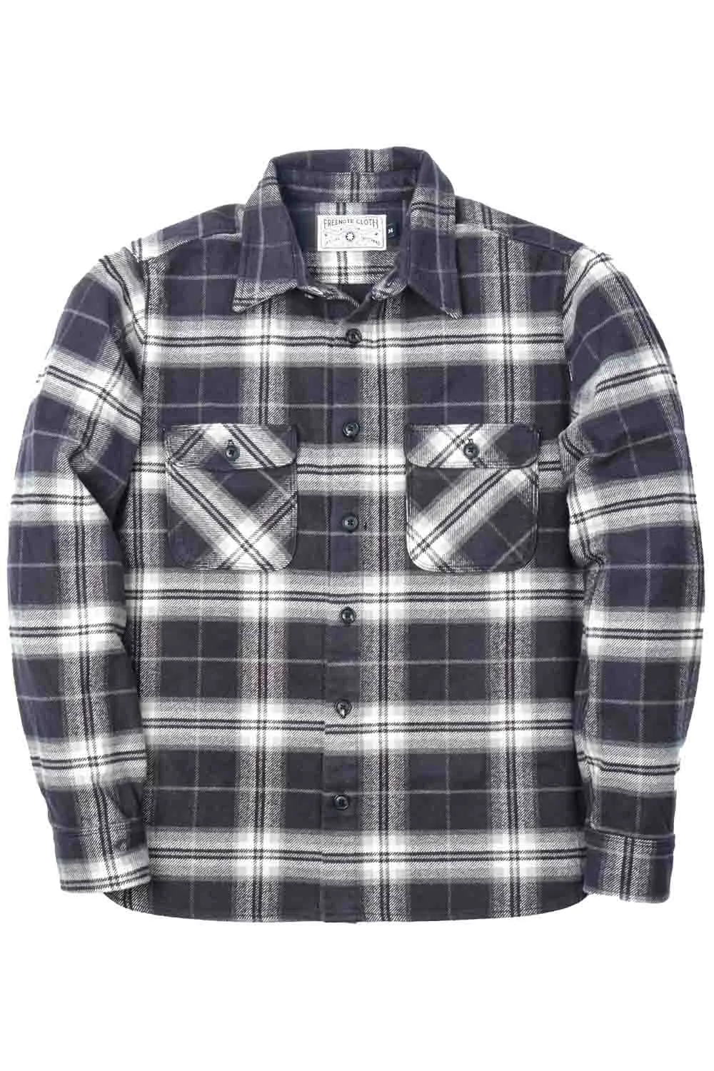 BENSON PLAID LS Midnight Navy Plaid