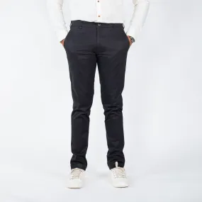 Black Color Cotton Trouser Pants for Men