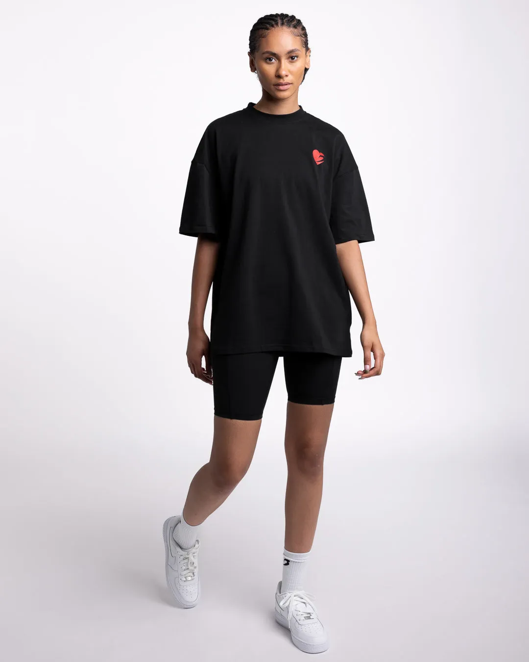 Boxing is Love Oversized T-Shirt - Black