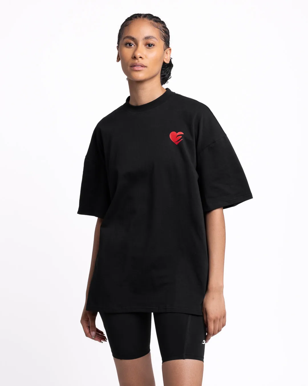 Boxing is Love Oversized T-Shirt - Black