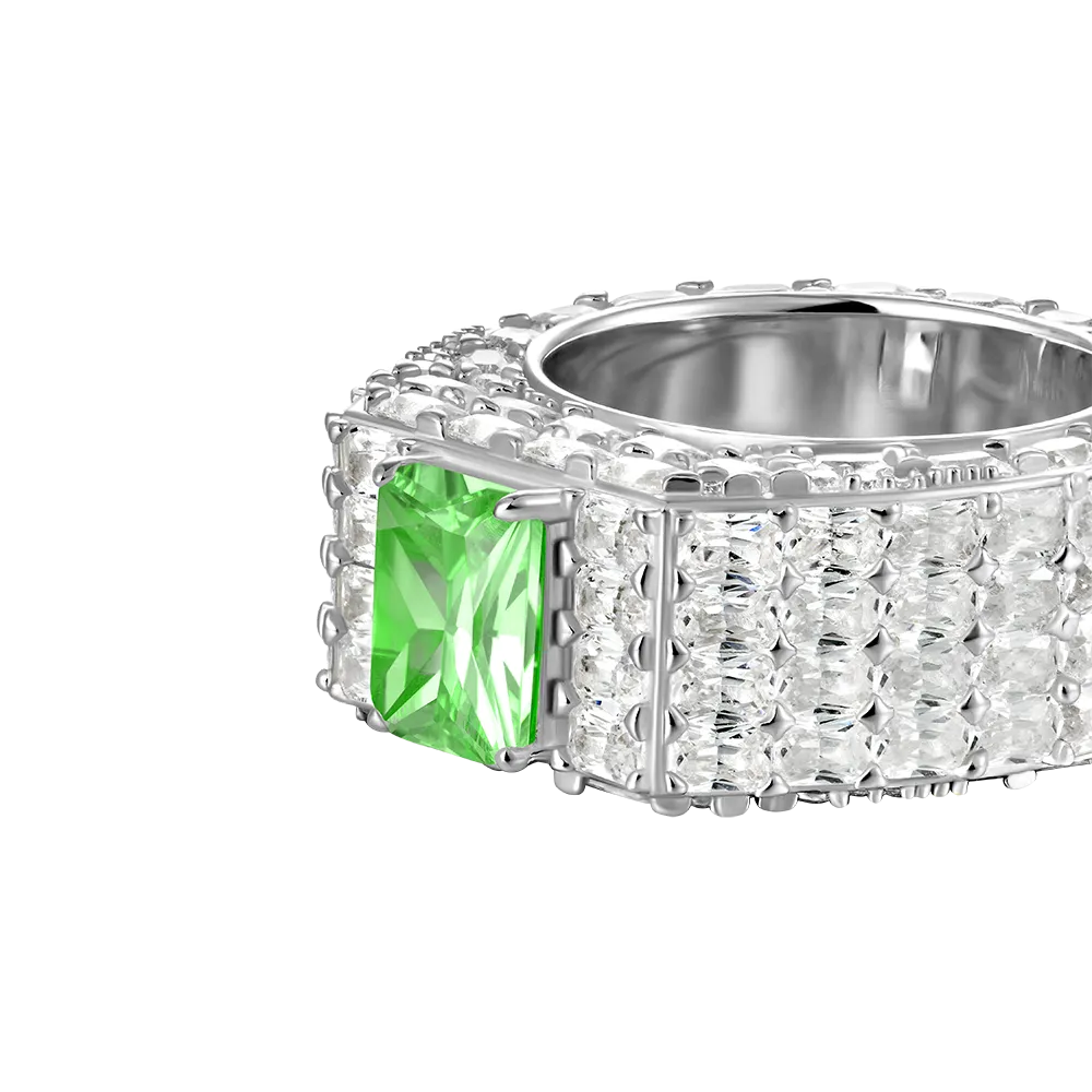 Custom Emerald Cut Eternity Band Ring