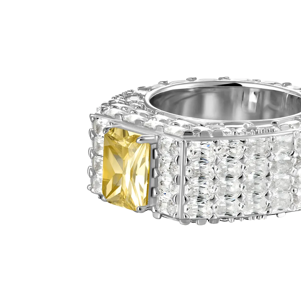 Custom Emerald Cut Eternity Band Ring