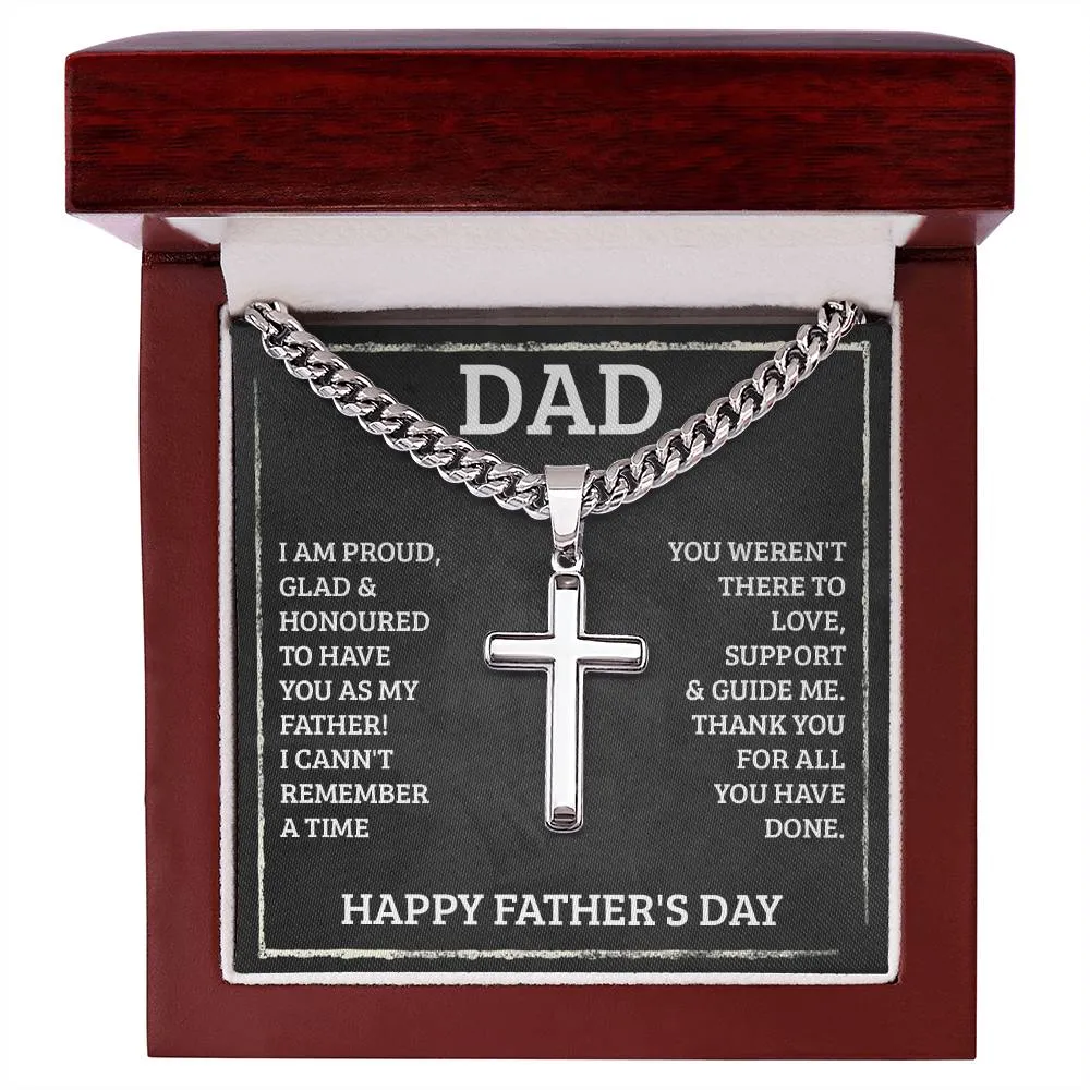 Fathers Day Gift from Daughter to Dad - I'm Proud, Glad and Honoured to Have You as My Father