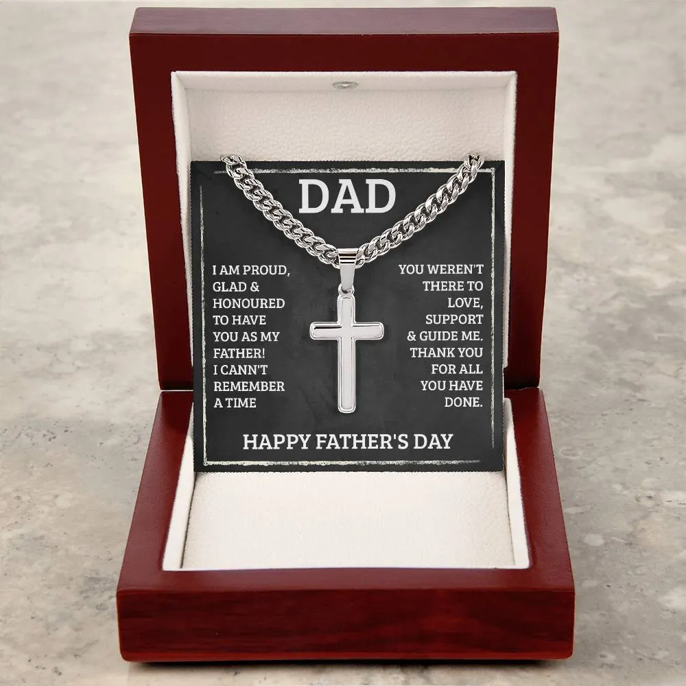 Fathers Day Gift from Daughter to Dad - I'm Proud, Glad and Honoured to Have You as My Father