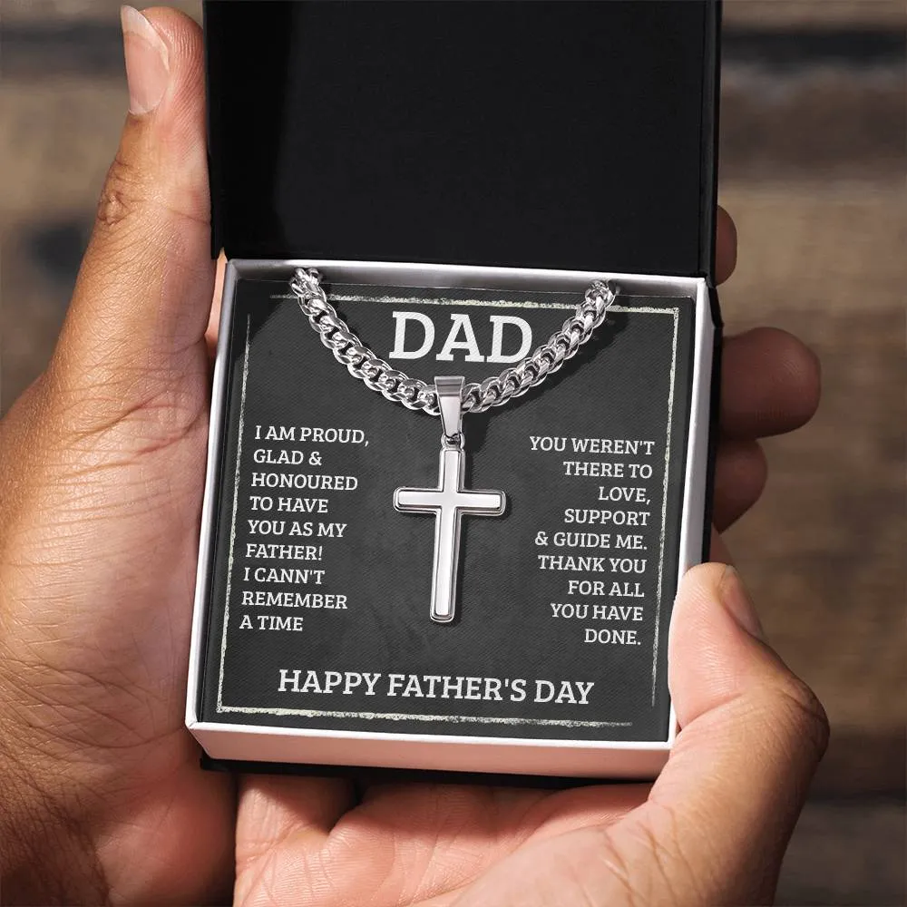 Fathers Day Gift from Daughter to Dad - I'm Proud, Glad and Honoured to Have You as My Father