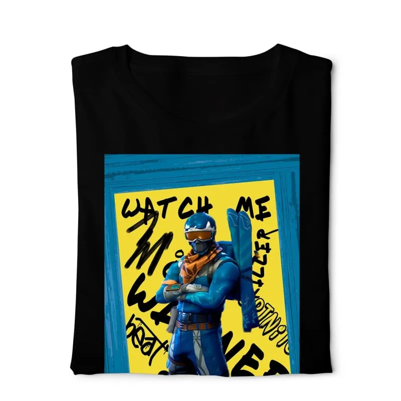 Fortnite  blue- Digital Graphics Basic T-shirt black