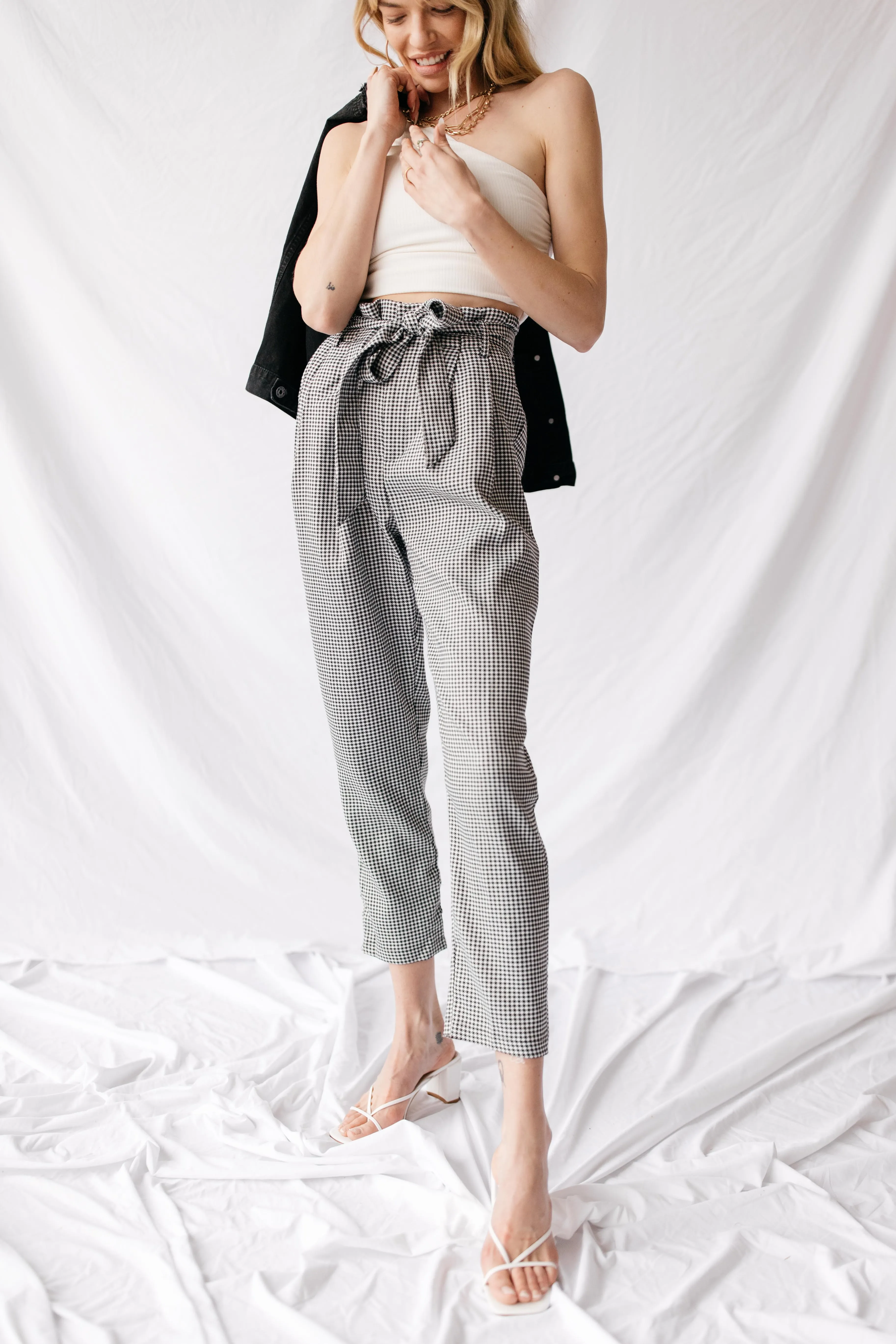 Gracie Paper-Bag Trouser Pant