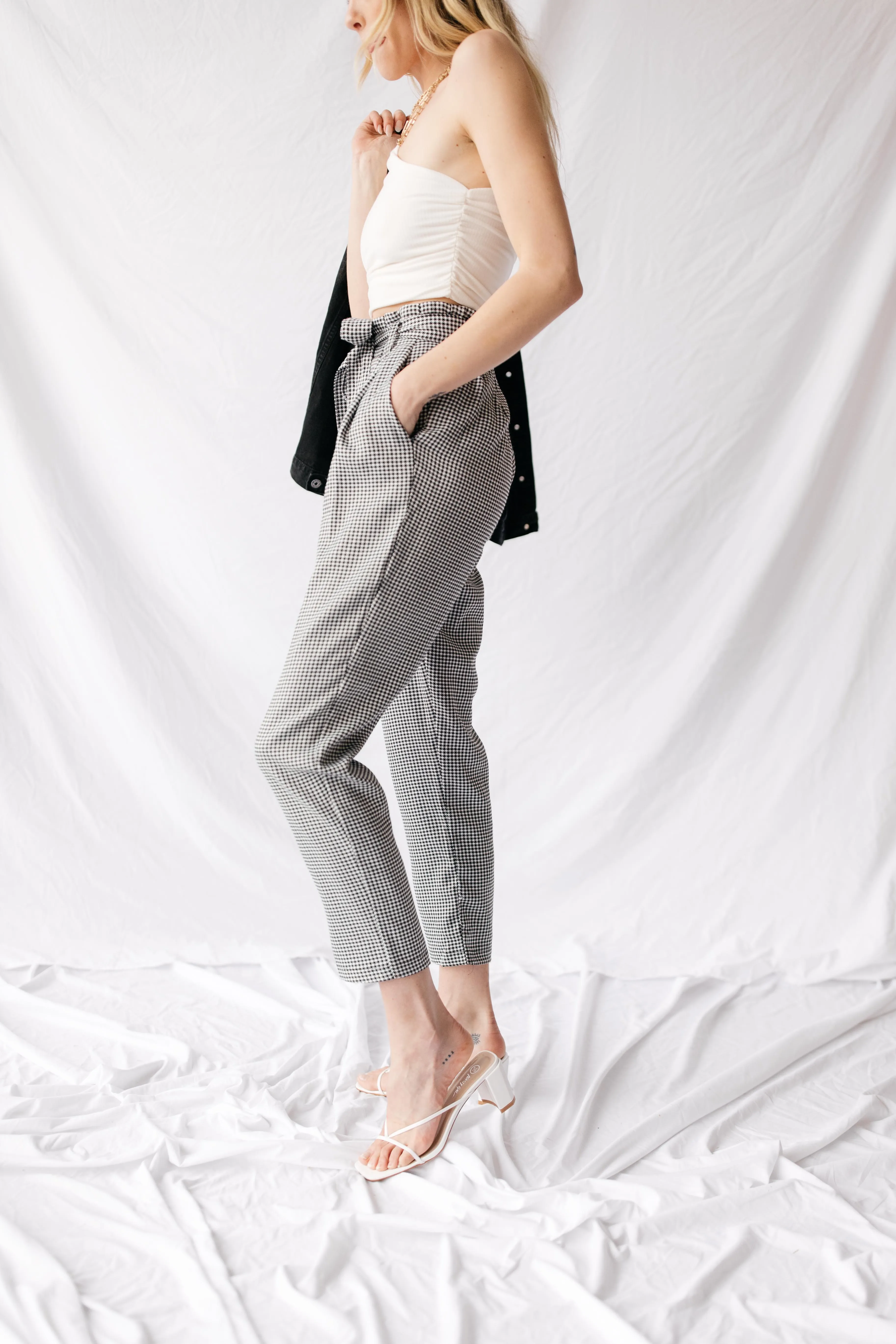 Gracie Paper-Bag Trouser Pant