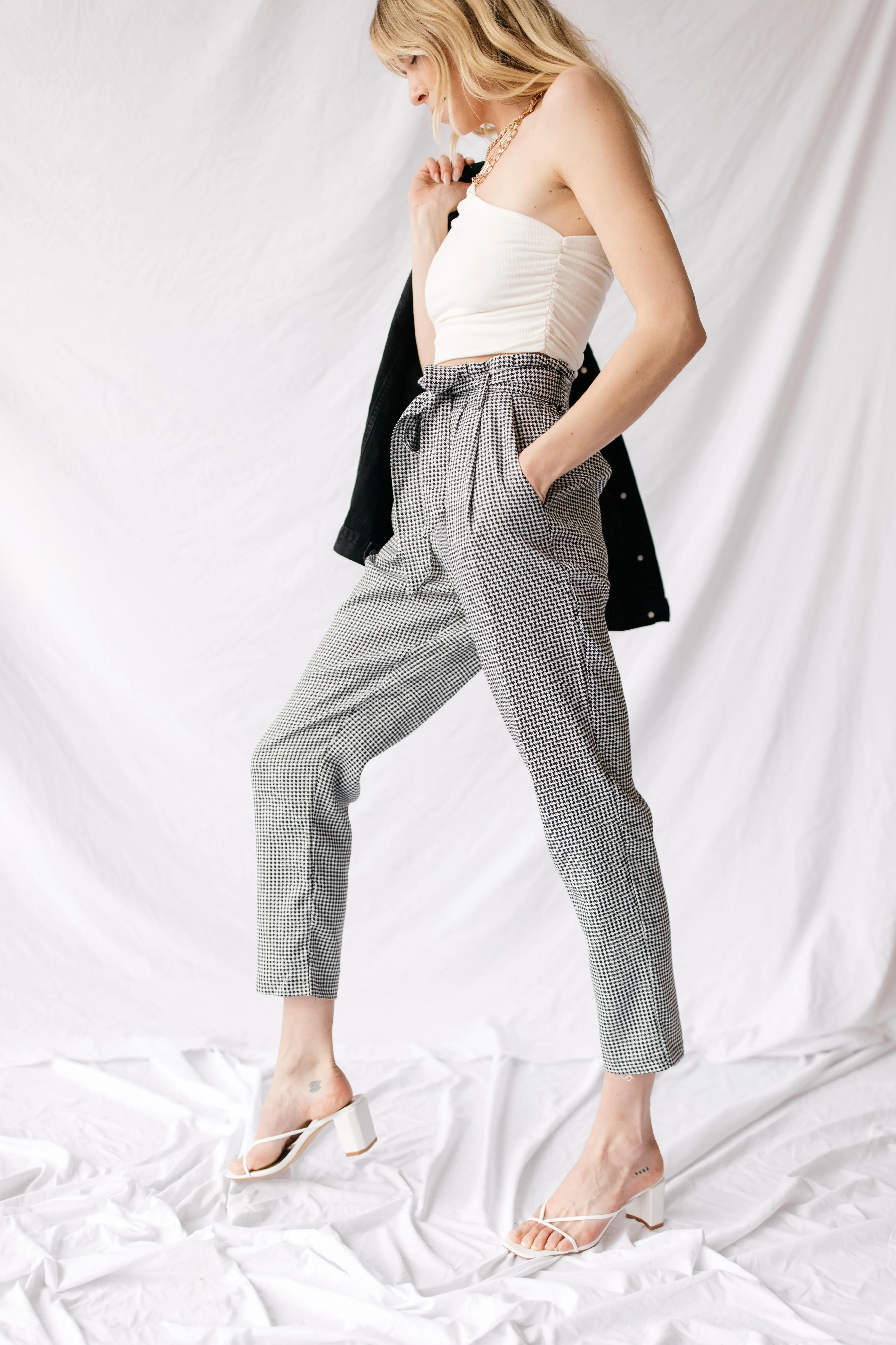 Gracie Paper-Bag Trouser Pant