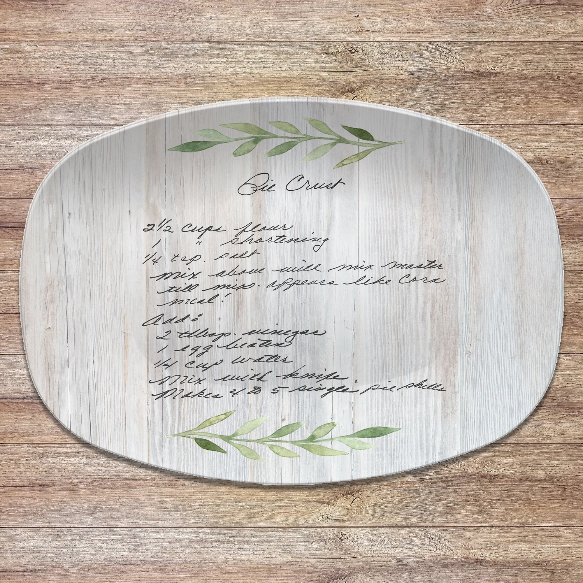 Handwritten Recipe Platter - Transfer Recipe Gift