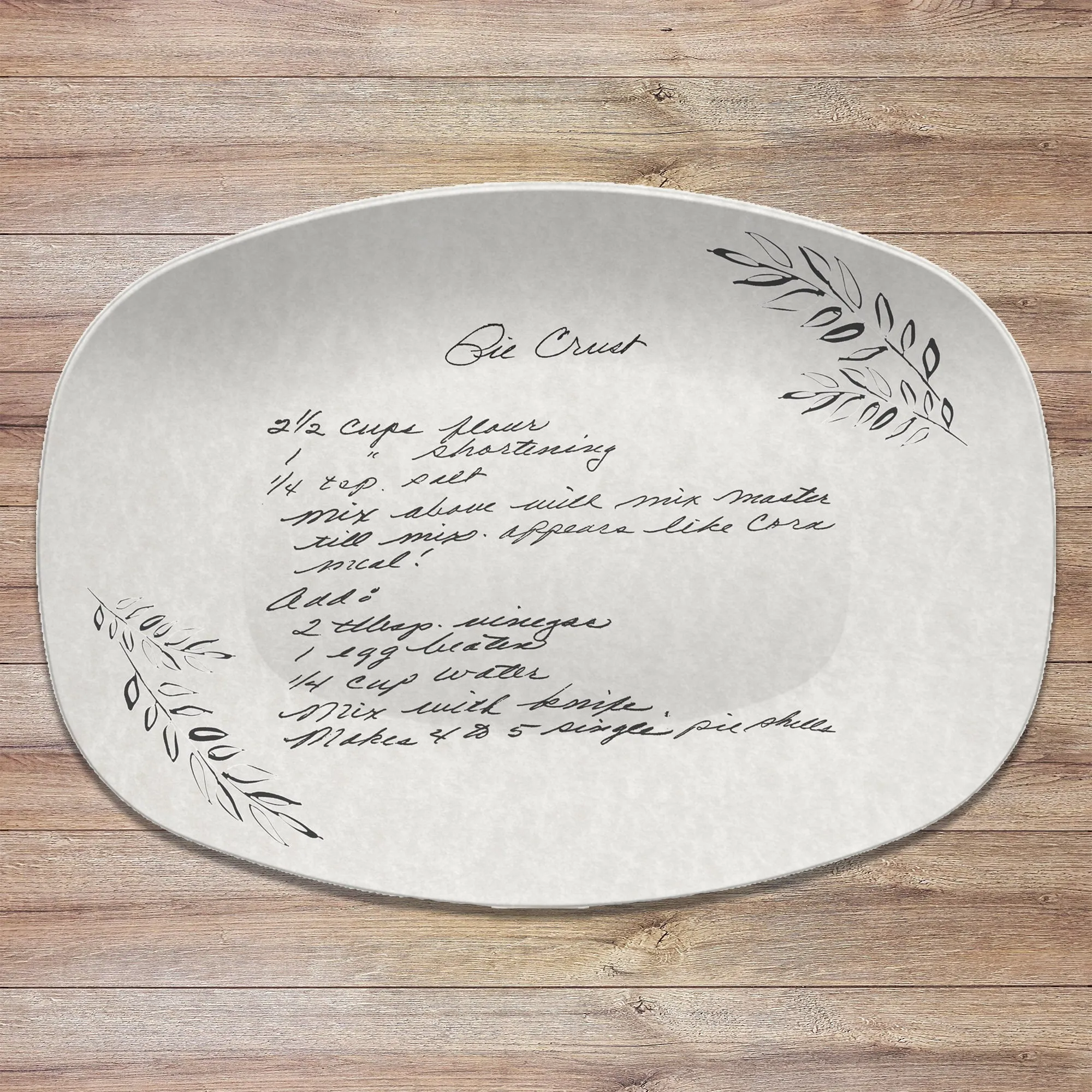 Handwritten Recipe Platter - Transfer Recipe Gift