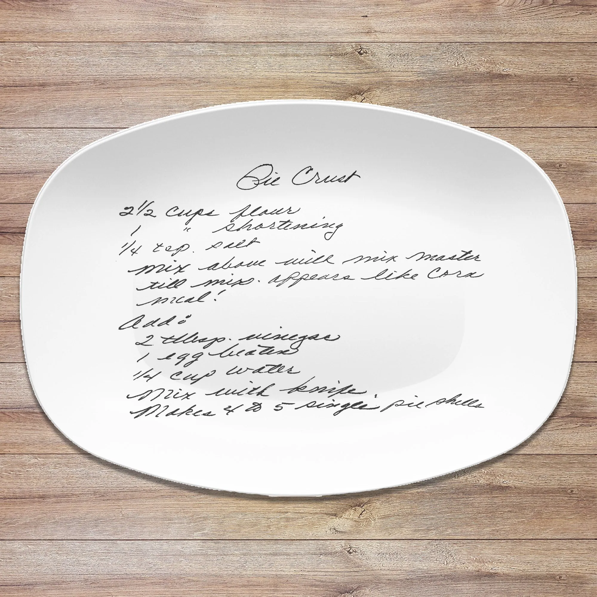 Handwritten Recipe Platter - Transfer Recipe Gift