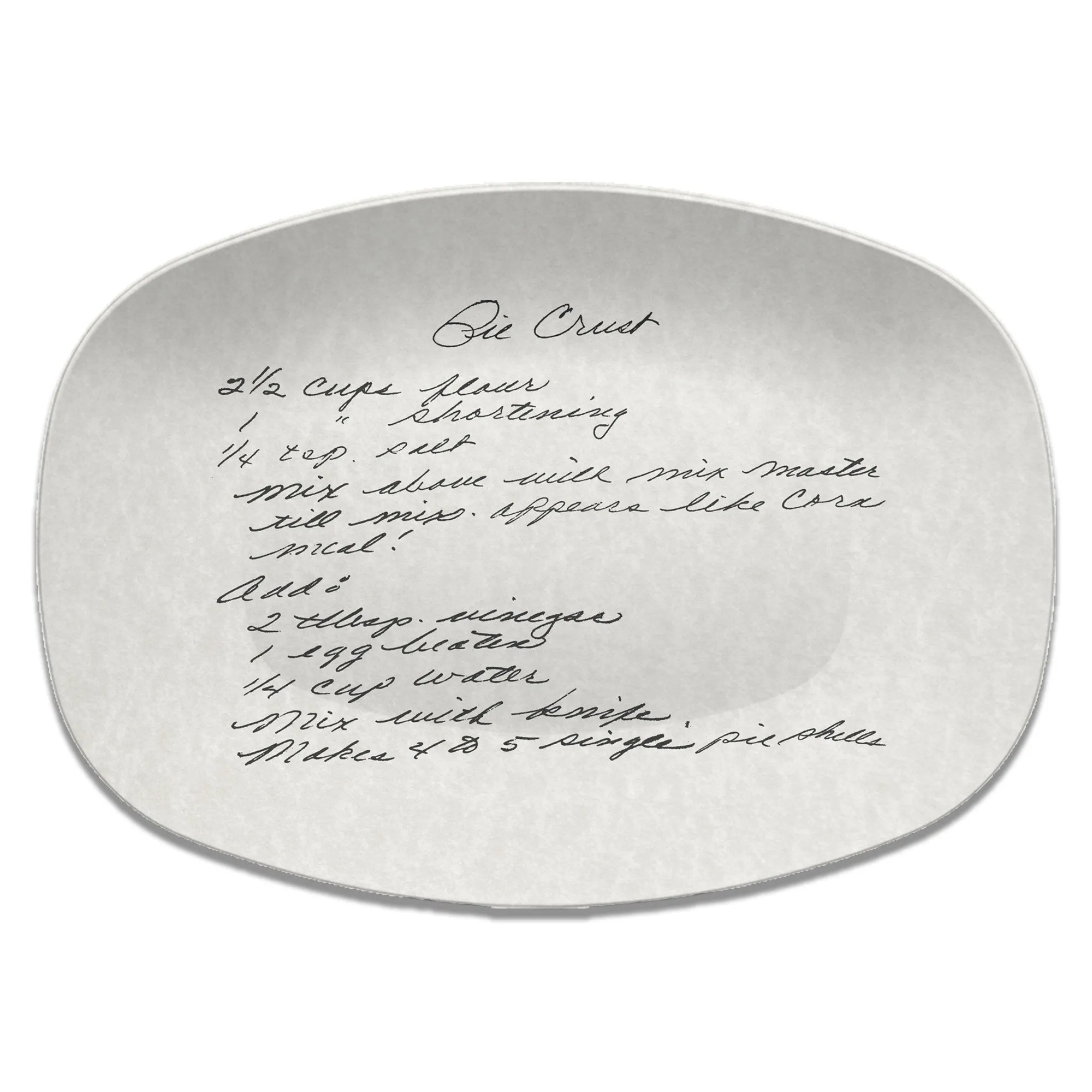 Handwritten Recipe Platter - Transfer Recipe Gift