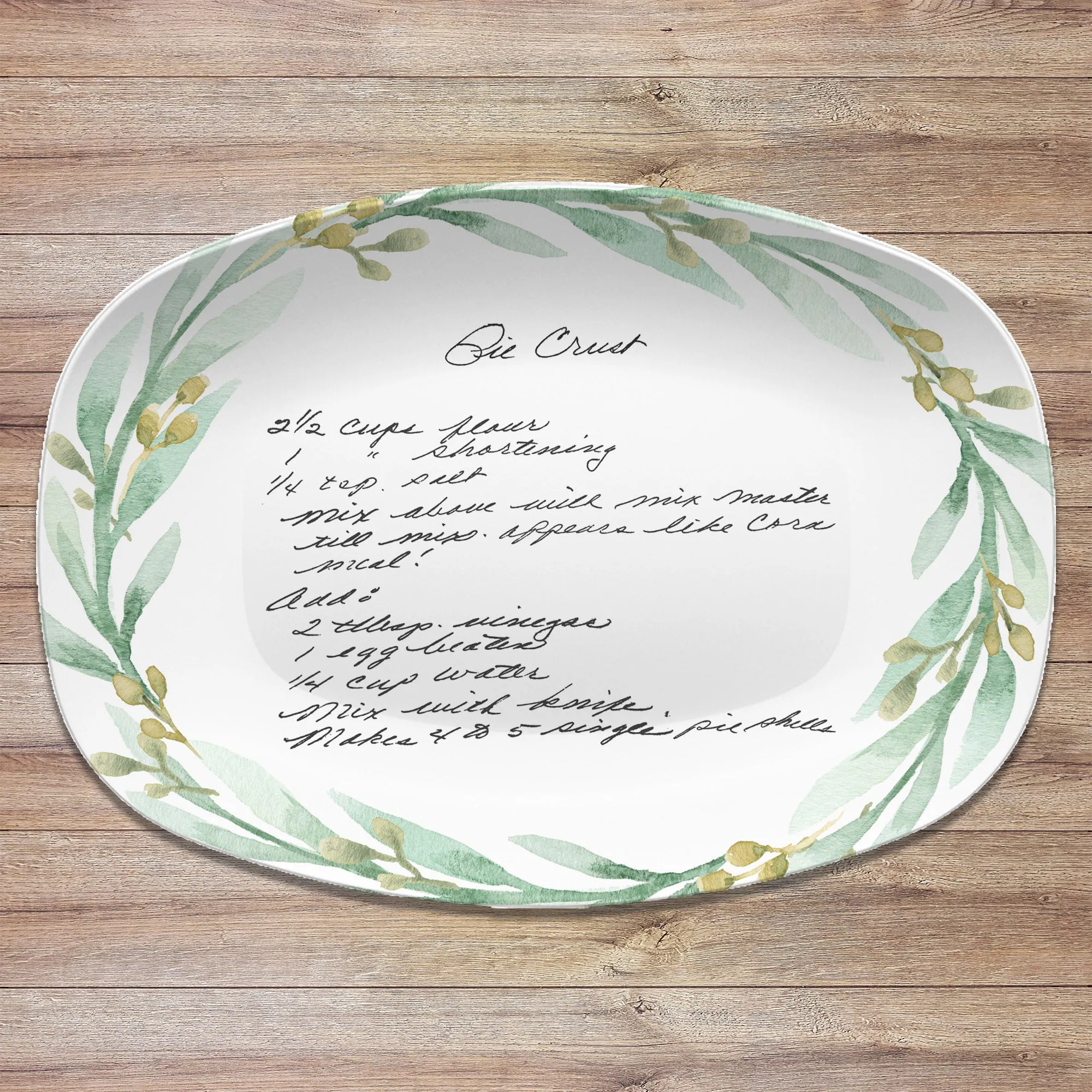 Handwritten Recipe Platter - Transfer Recipe Gift