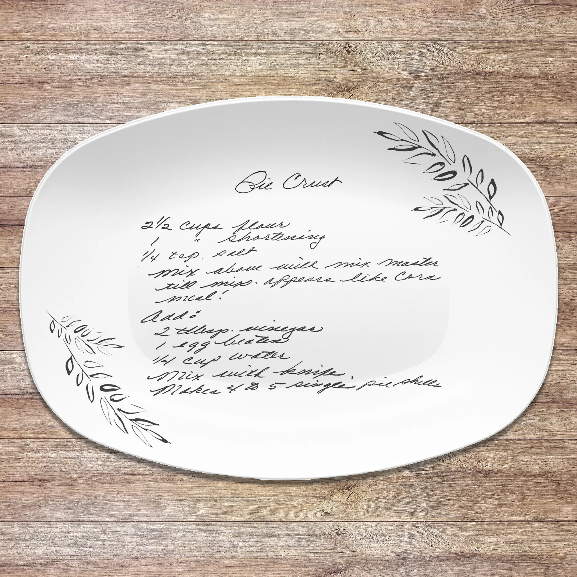 Handwritten Recipe Platter - Transfer Recipe Gift