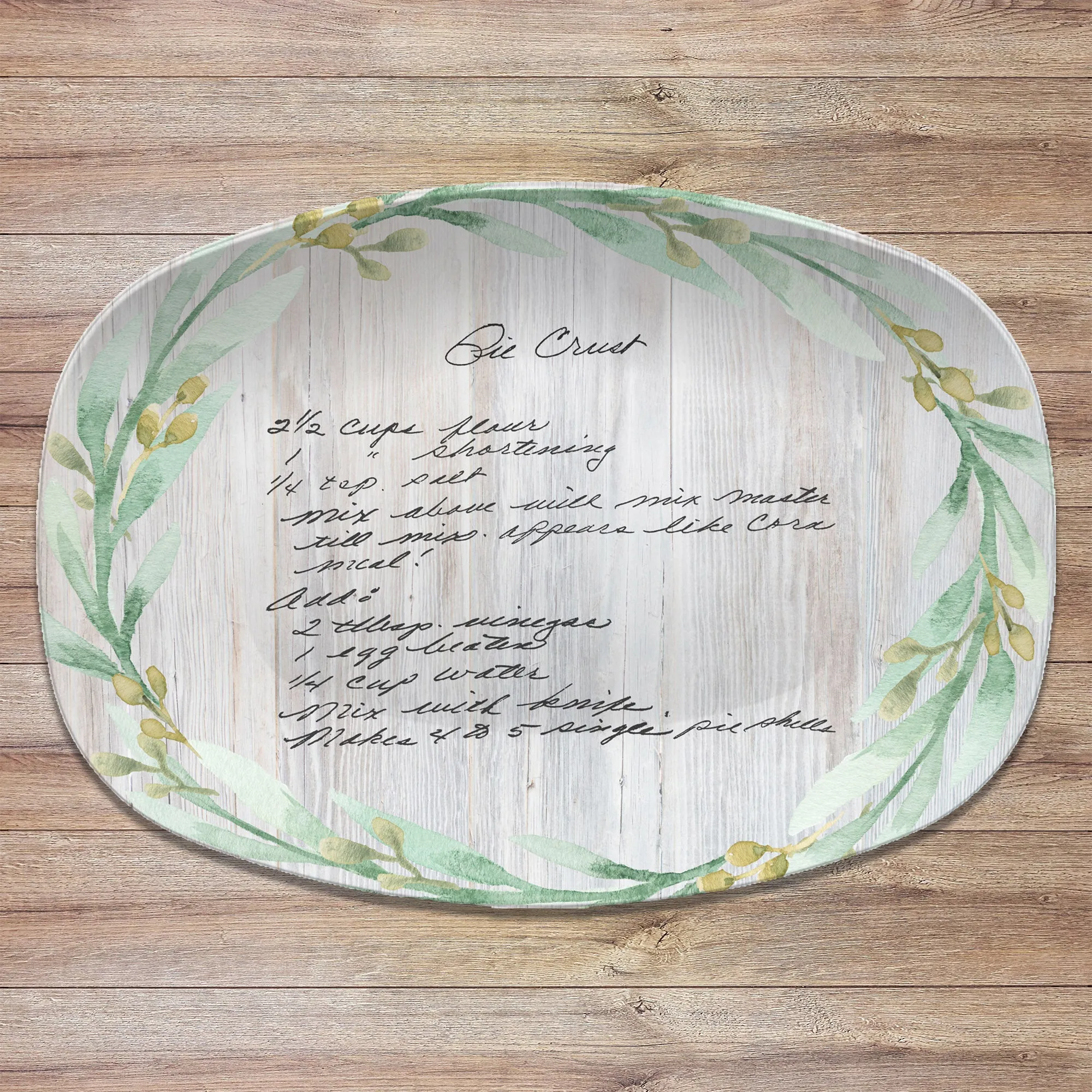 Handwritten Recipe Platter - Transfer Recipe Gift