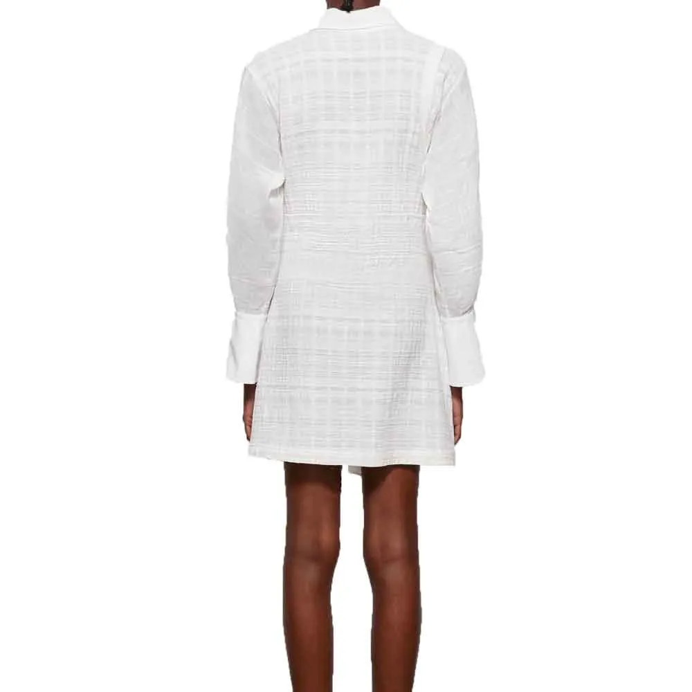 Jonathan Simkhai Tie Front Shirt Dress