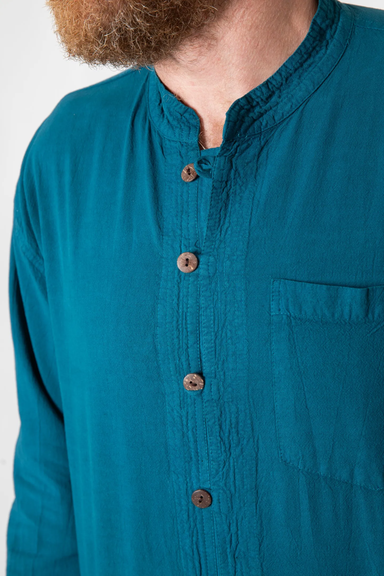 Lung Ta Cotton Poet Shirt