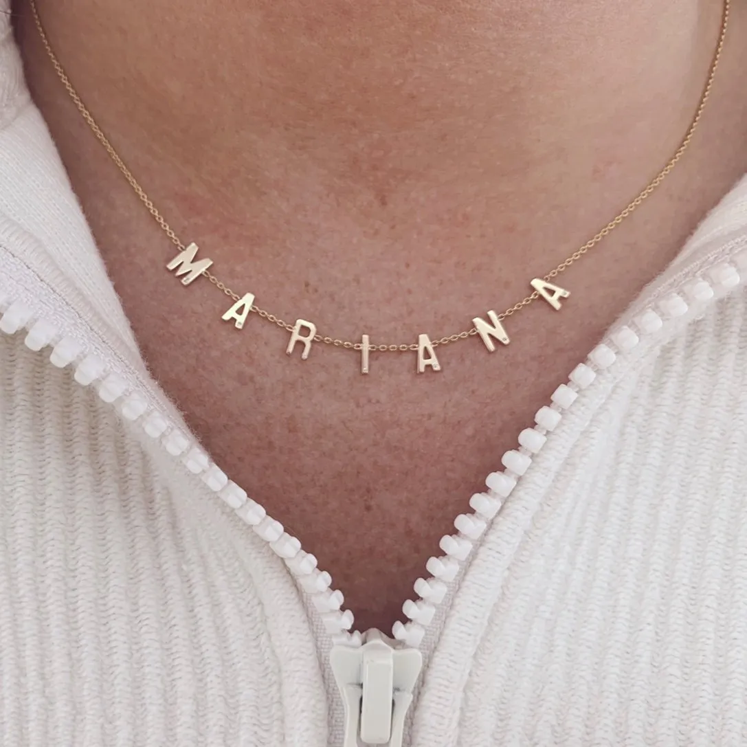 Mini Letter Necklace (custom)