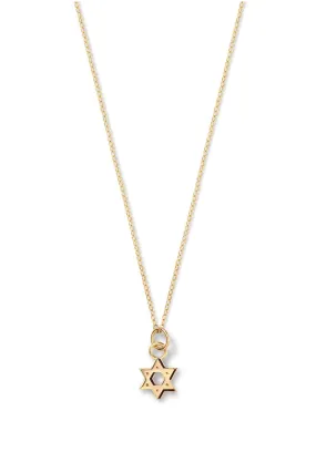 Mini Star of David Shadow Necklace