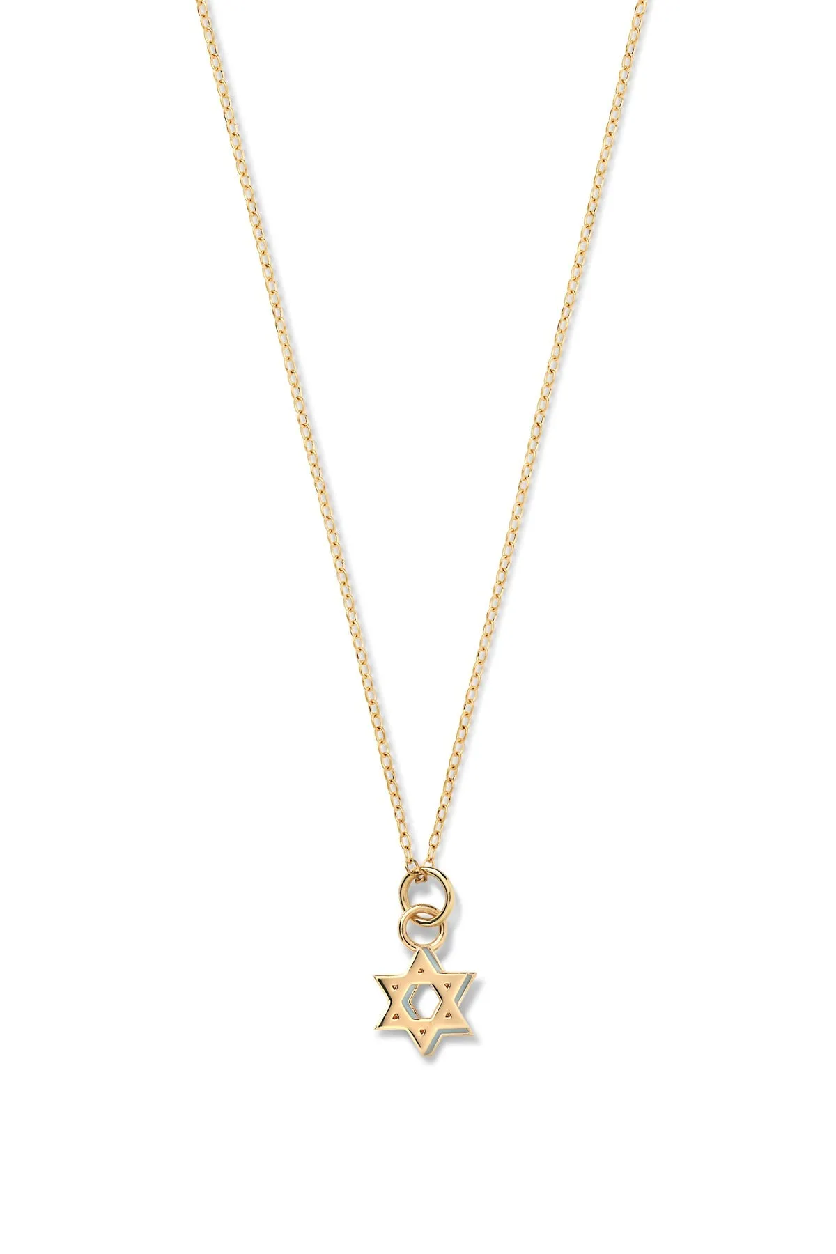 Mini Star of David Shadow Necklace