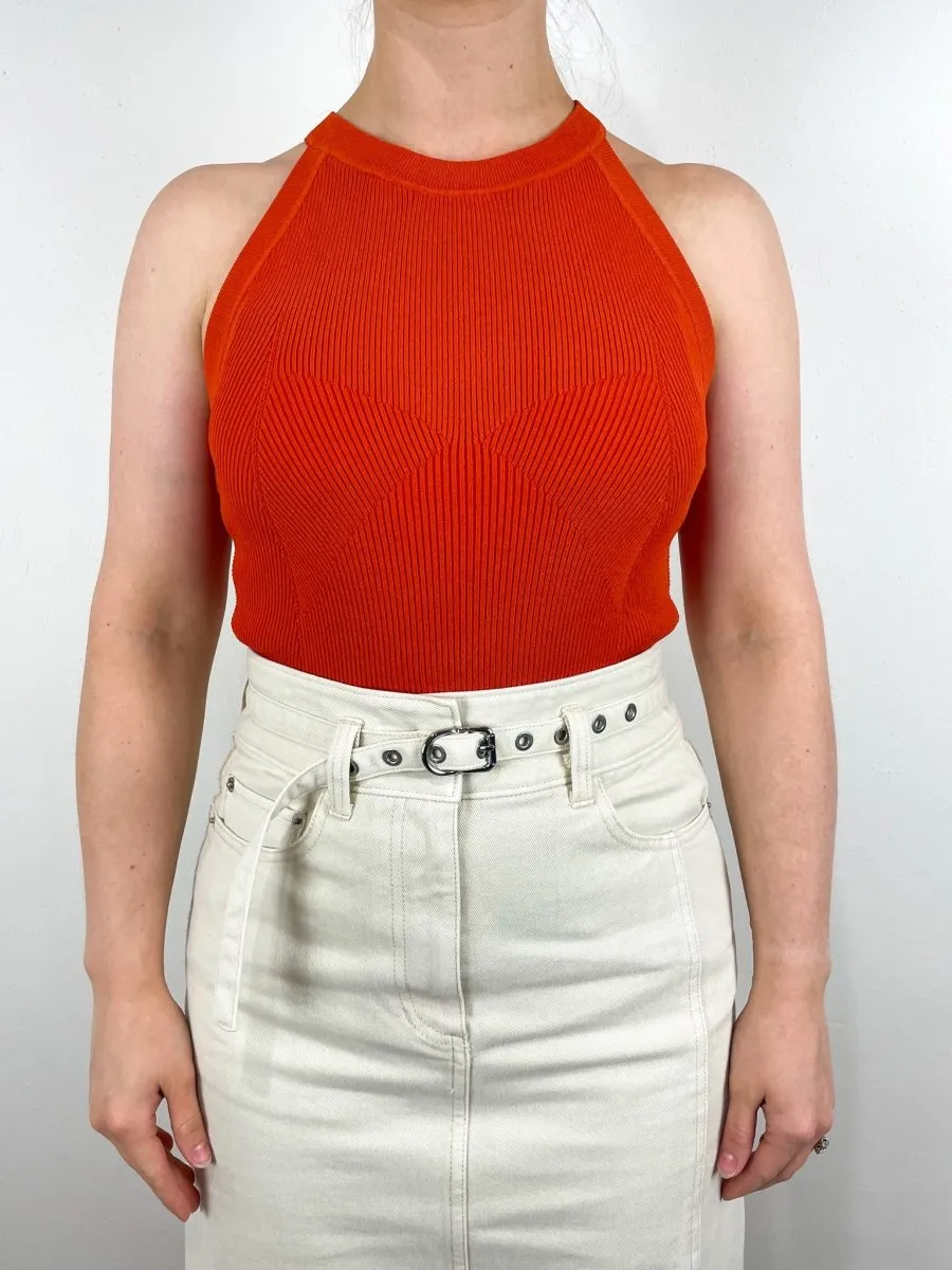 Moulin Top in Deep Orange