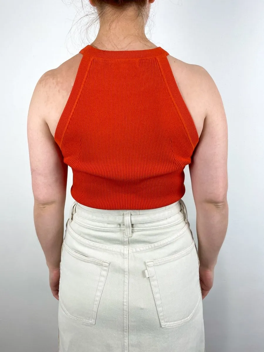 Moulin Top in Deep Orange