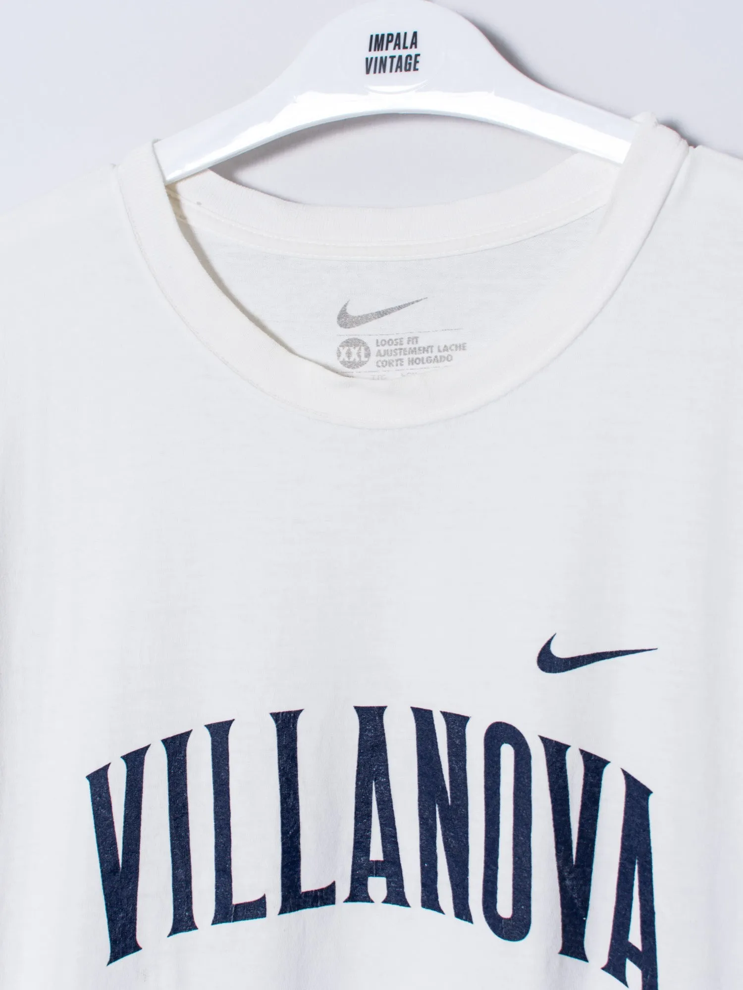 Nike Villanova White Cotton Tee