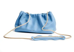 Project Dyad || Sky Blue Rope Strap Magnet Button Closes Wave Bag