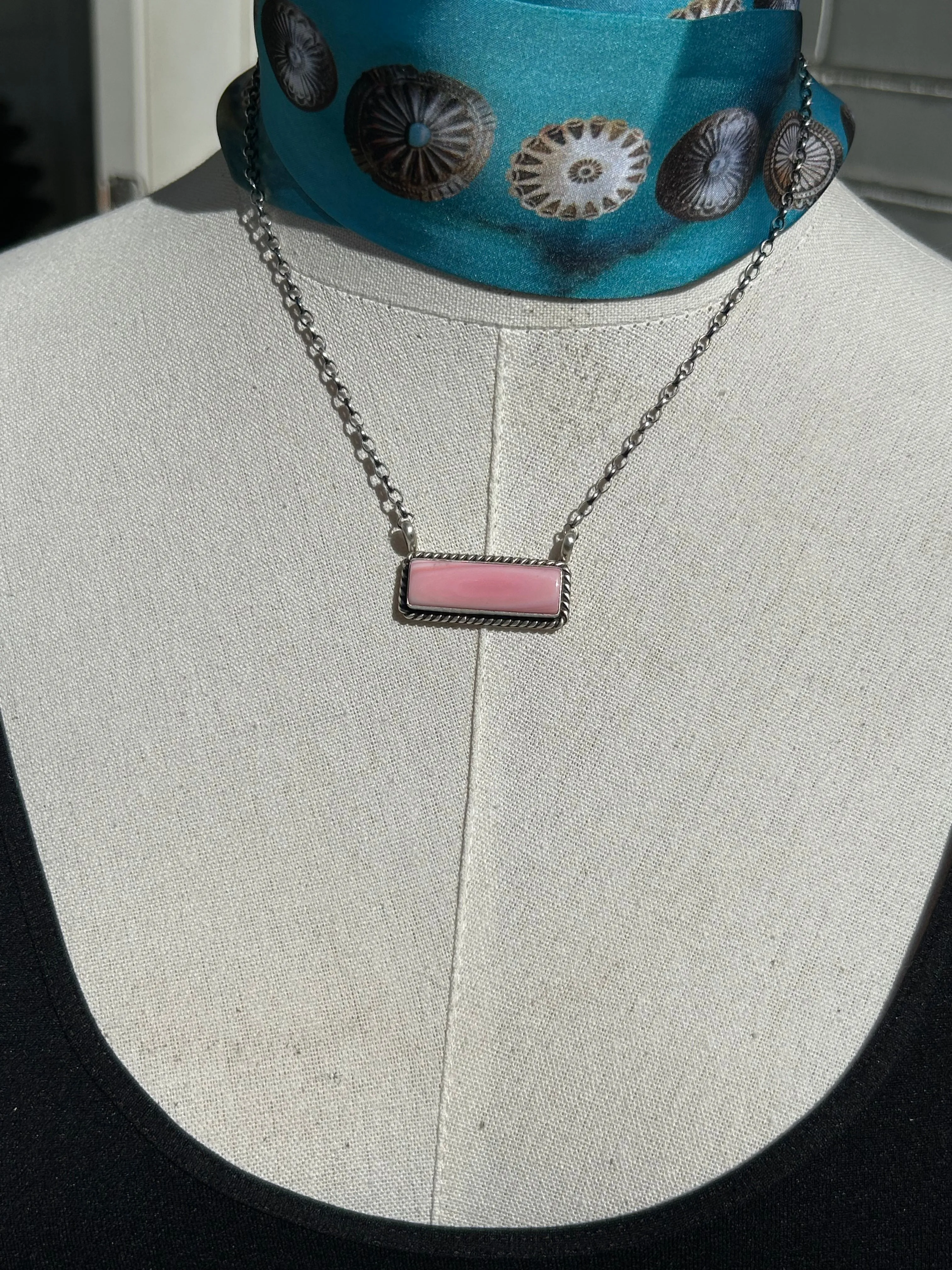 "Cotton Candy" Bar Necklace