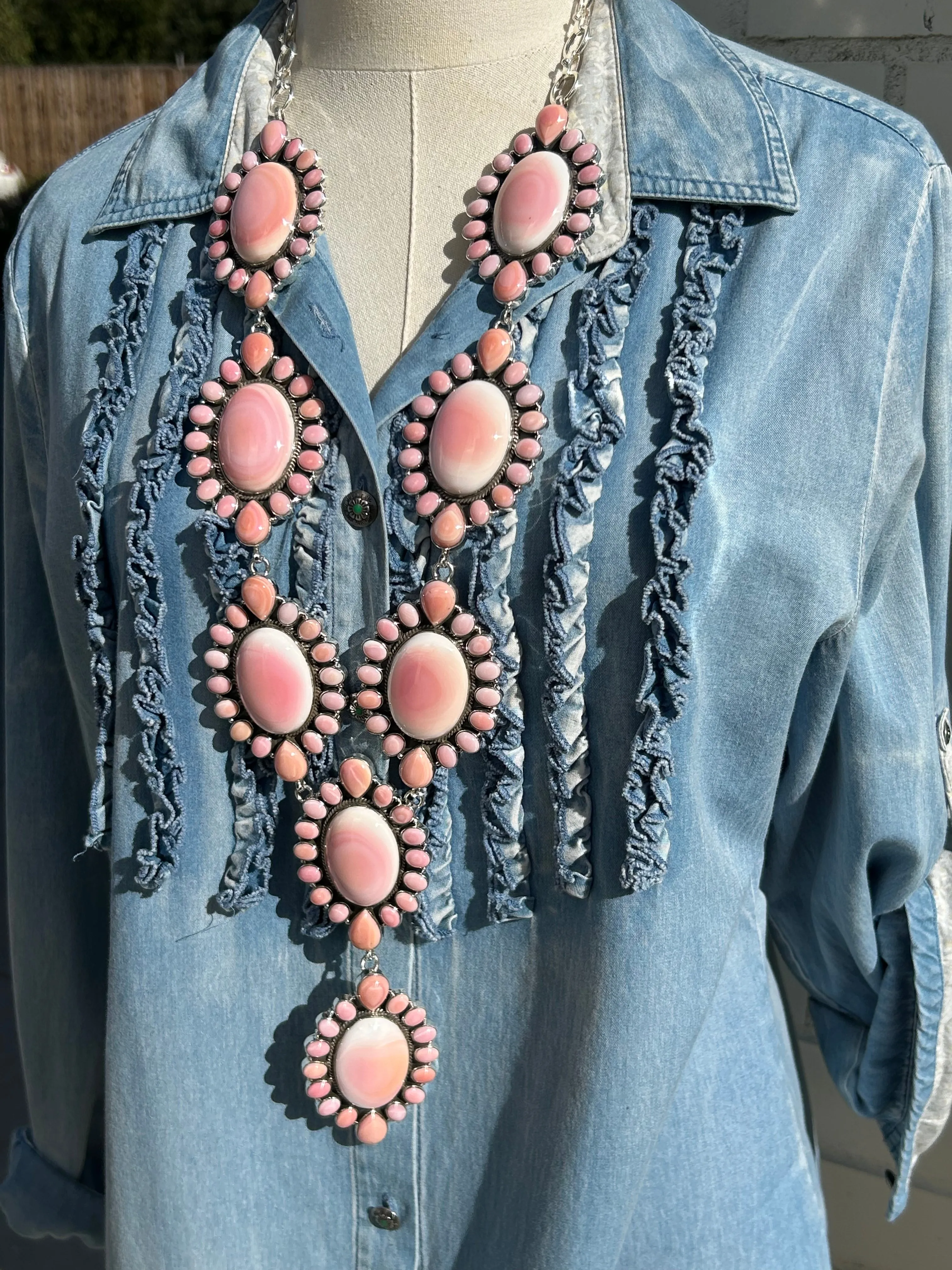 "Cotton Candy" Cluster Necklace