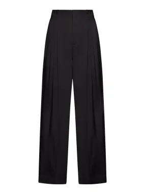 Silk and cotton trousers