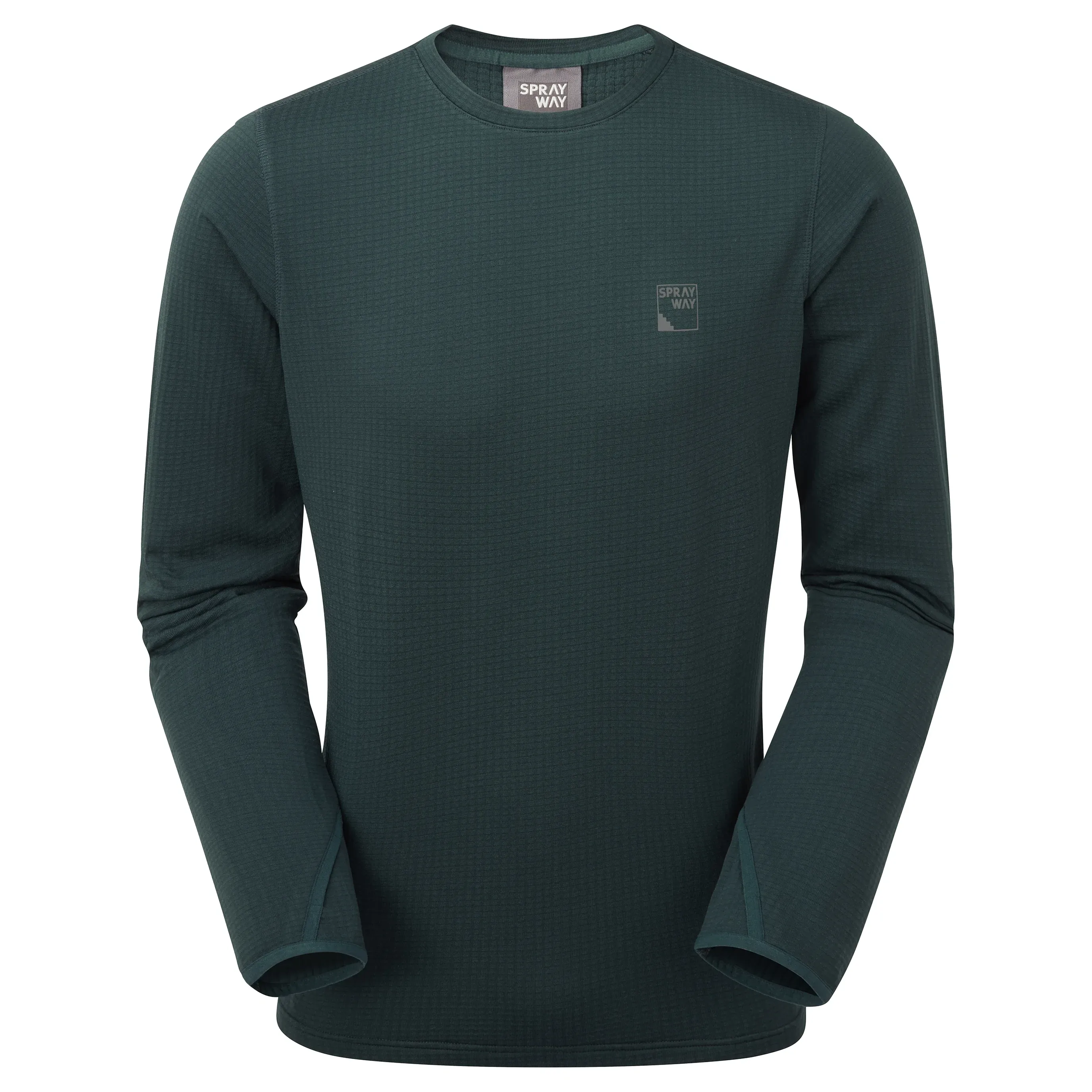 Sprayway Men's Dornie Crew Neck Long Sleeve Base Layer Top (Marine Blue)