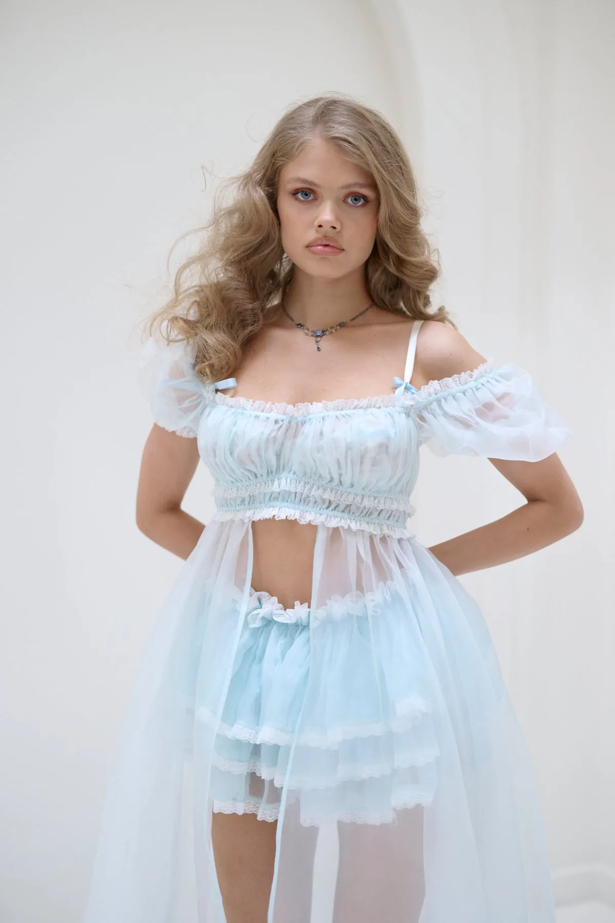 The Baby Blue Dauphine Knickers