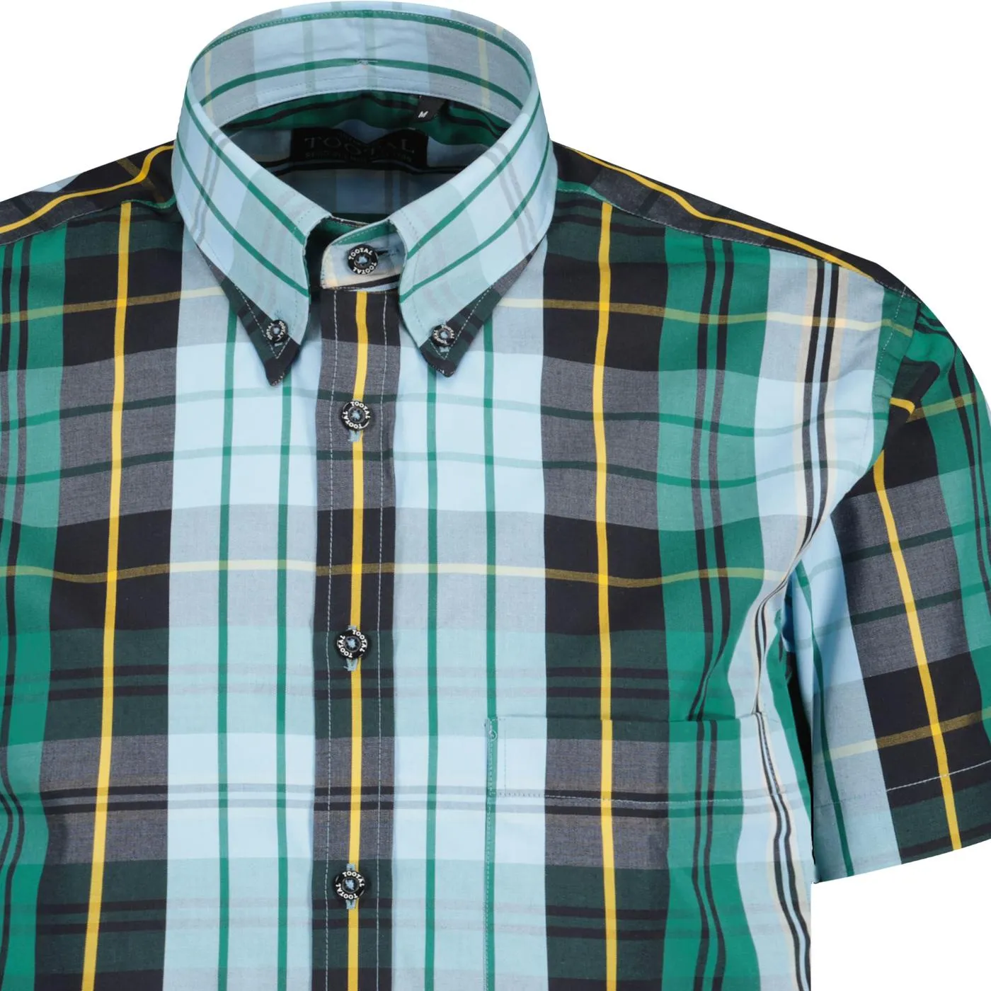 Tootal Classic Check Shirt Sky Blue