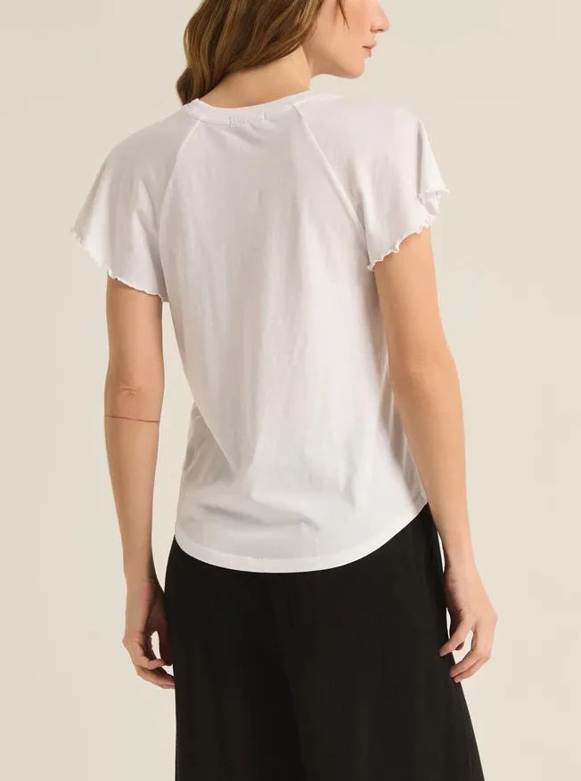 Z Supply Abby Flutter Tee